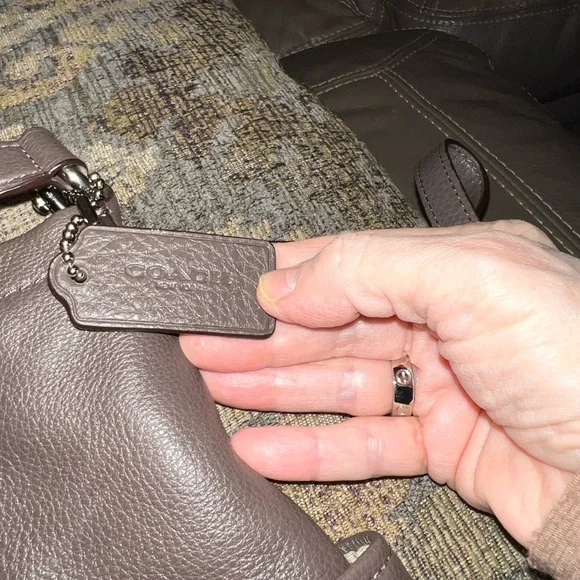 Coach Dark Brown Leather Bag - Picture 3 of 16